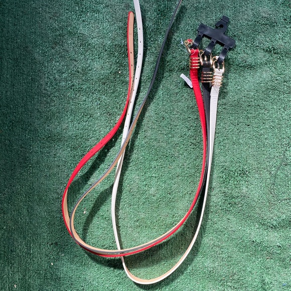 Belts | NWT Fashion Faux Leather Thin Belts - Set of 3 - Picture 3 of 3